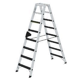 Alu-Stehleiter beidseitig Produktbild
